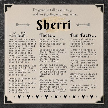 My Story My Name Sherri