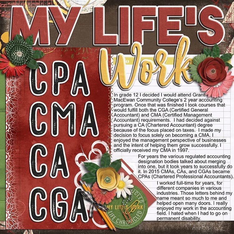 My Life&#039;s Work CPA CMA CA CGA