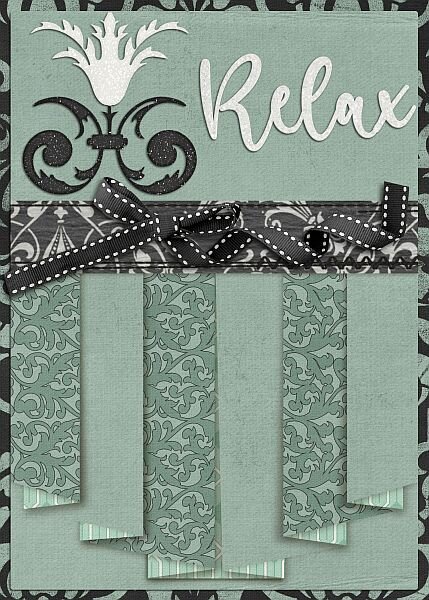 Relax Greeting Card Digital