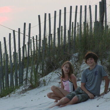 Kids on Dunes