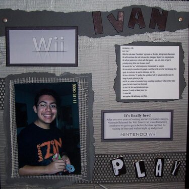 Ivan and the Nintendo Wii