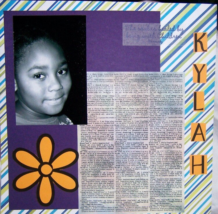 My 1st Scrapbook page