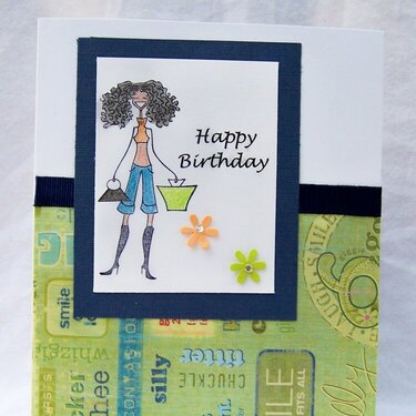 Shopping Bella Bday Card