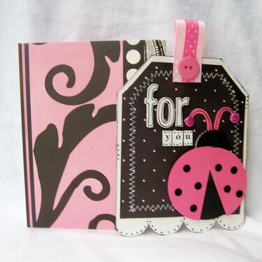 Lady Bug Tag Card