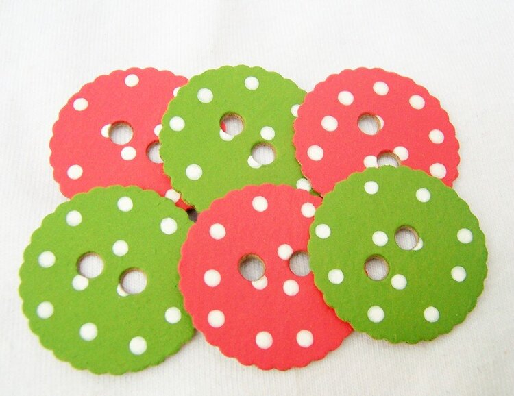 Chipboard Buttons (Girly)