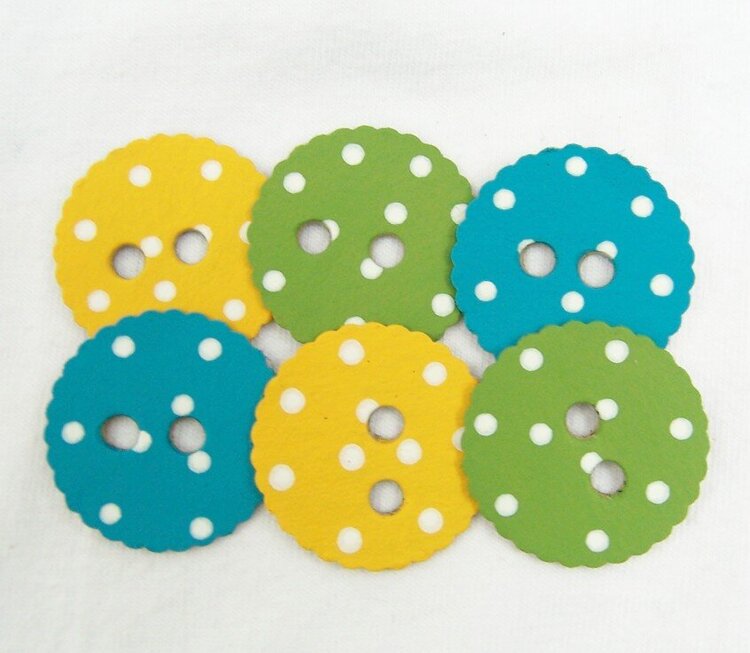 Chipboard Buttons (Spring)