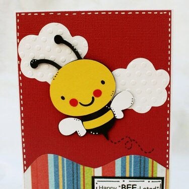 Happy BEE-Lated Bday Card