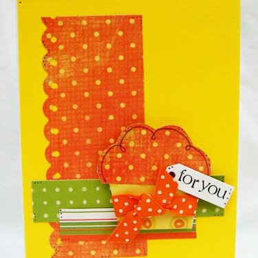 For You - Cupcake Card