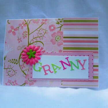 Granny&#039;s Mother&#039;s Day card