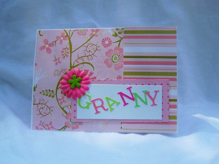 Granny&#039;s Mother&#039;s Day card