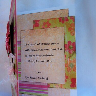 Mother&#039;s Day Card inside