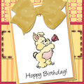 Hoppy Birthday Card