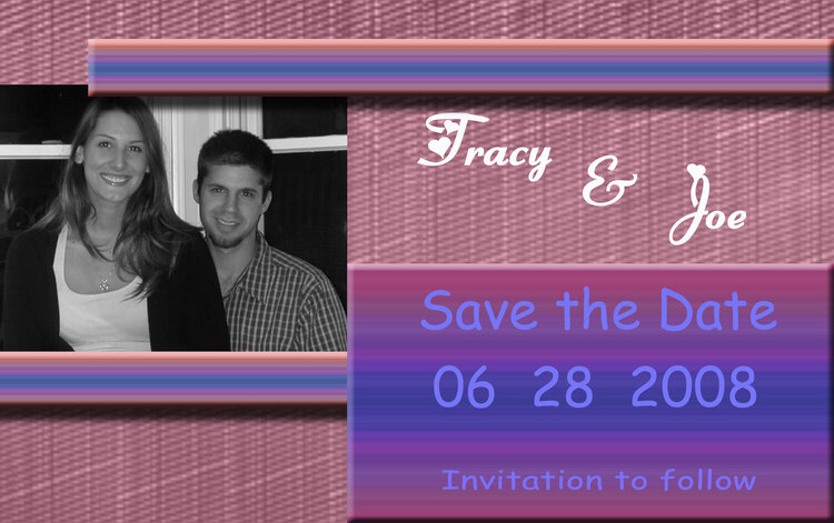 Save the Date Card attempt 1