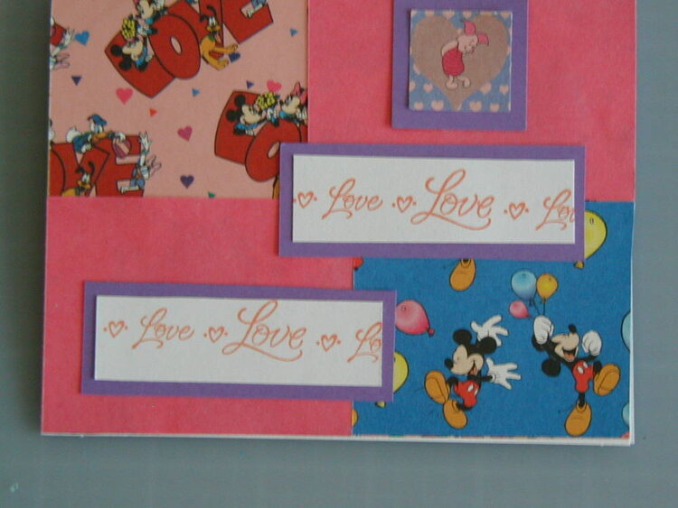 Disney Love Card
