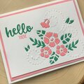 Floral Card with Tonic Dot and Drop