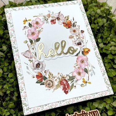 Floral Hello Wreath