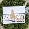 Happy Holiday Gingerbread Tree Card