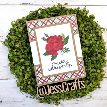 Christmas Floral Card