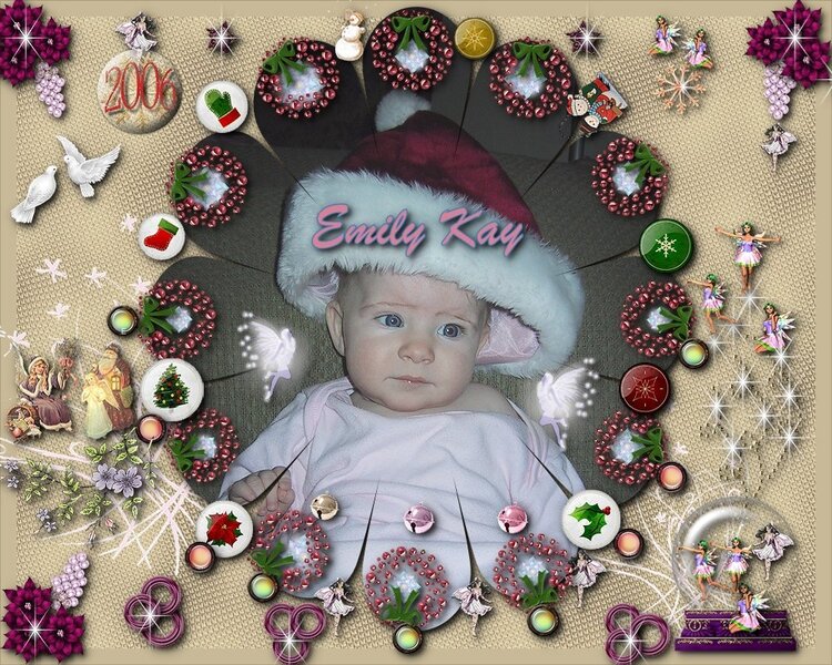 EMILY KAYS FIRST CHRISTMAS ~ 2006
