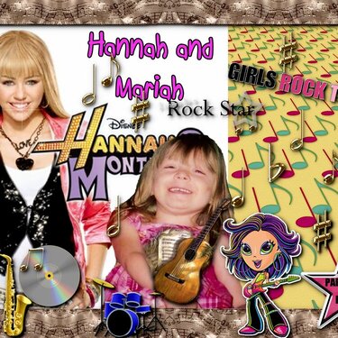 MARIAH AND HANNAH MONTANA