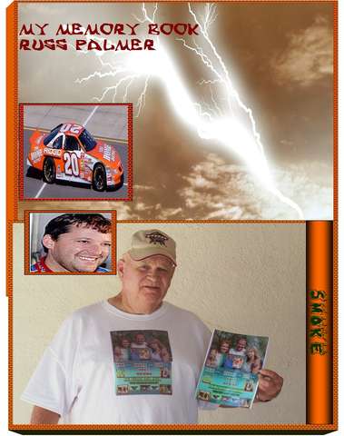 TONY STEWART! YOU ARE COVER OF HUSB MEMORY BOOK!