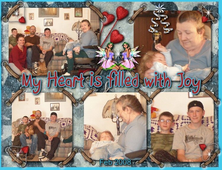 FAMILY PIX - MY HEART WAS FILLED WITH JOY