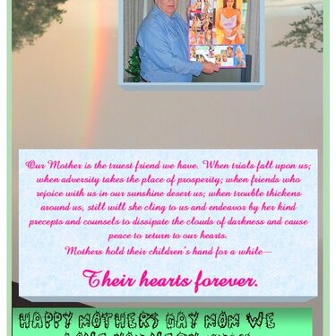 SPECIAL MOTHER&#039;S DAY CARD FOR MOL IN TUCSON AZ