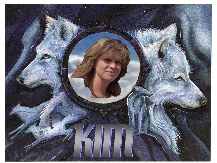 KIM HUNTS WITH THE WOLVES OF THE NIGHT