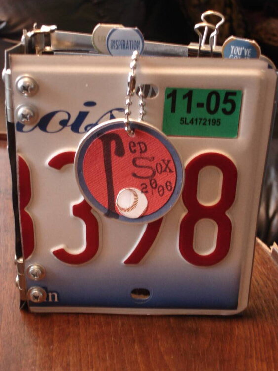 Little League License Plate Book