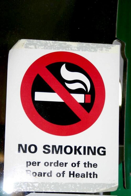 4. A No Smoking Sign 4 pts