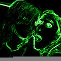 Me & Heather {green neon}