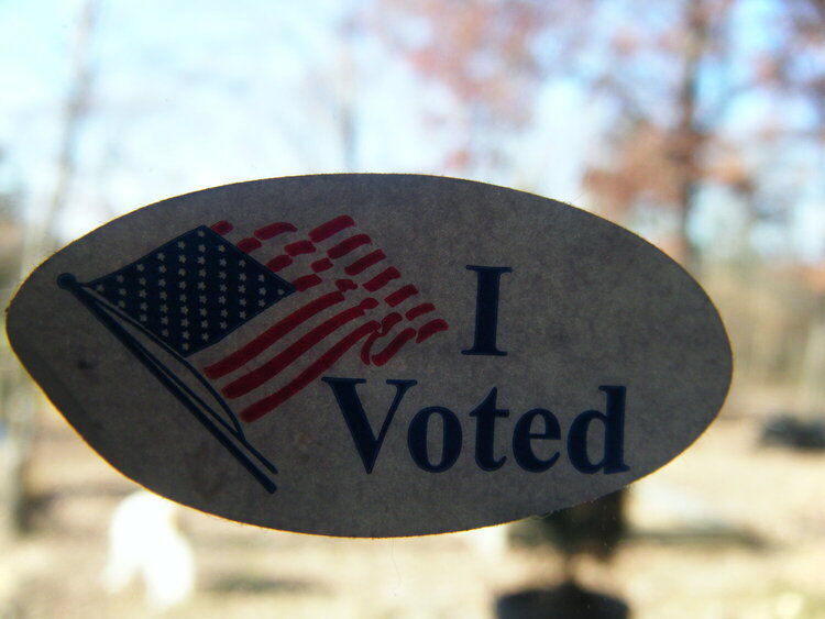 I voted sticker