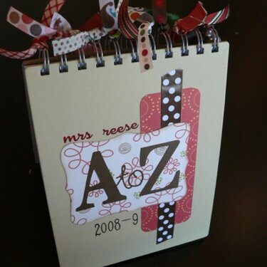 Scrapbook for school charity auction