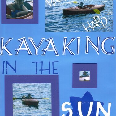 Kayaking in the sun