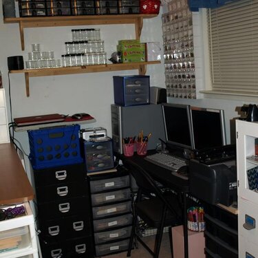 My Scraproom - the computer area