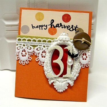 Happy Harvest card *Melissa Frances*