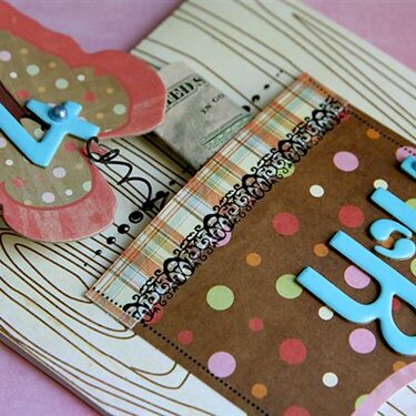 4 You card *NEW Pink Paislee*