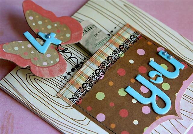 4 You card *NEW Pink Paislee*