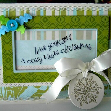 Cozy Little Christmas card *Paper Crafts Card Creations 6*