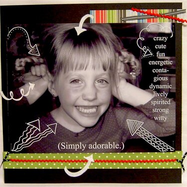 Simply Adorable *Scrapbook Dimensions*