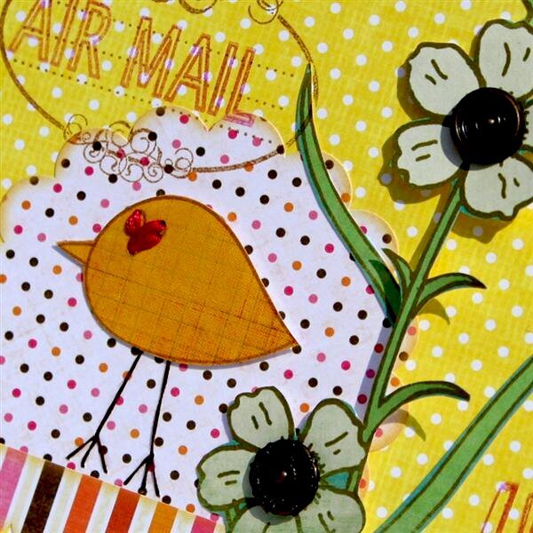 Air Mail card *close up*