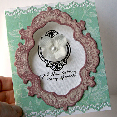 April Showers Bring May Flowers card *Melissa Frances*