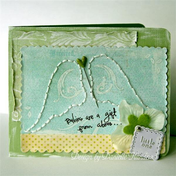 Babies are a Gift from Above card *Paper Trends, Jun/Jul 2008*