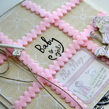 Baby Girl card *NEW Melissa Frances*