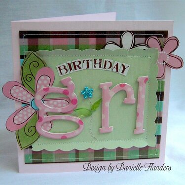 Birthday Girl card