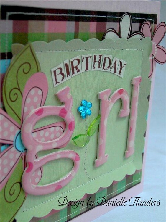 Birthday Girl card *Junkitz*