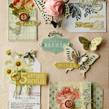 Butterfly Garden Collage #1
