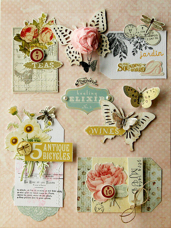 Butterfly Garden Collage #1