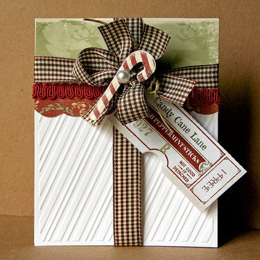 Candy Cane Lane card *Melissa Frances*