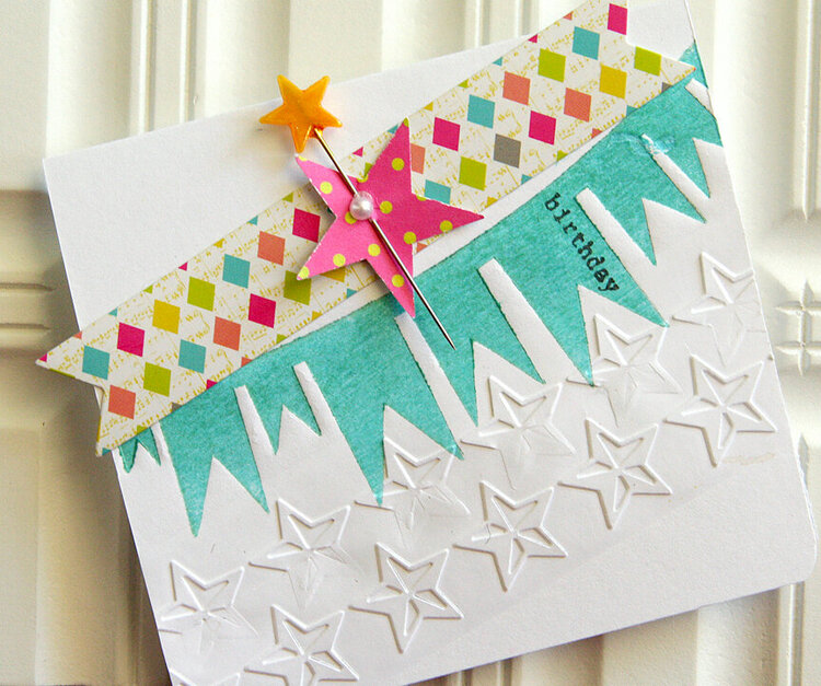 Birthday Stars card